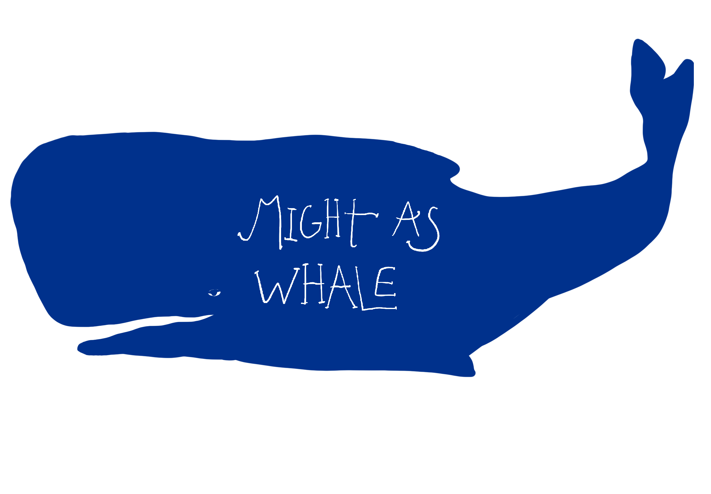 Might As Whale Sticker